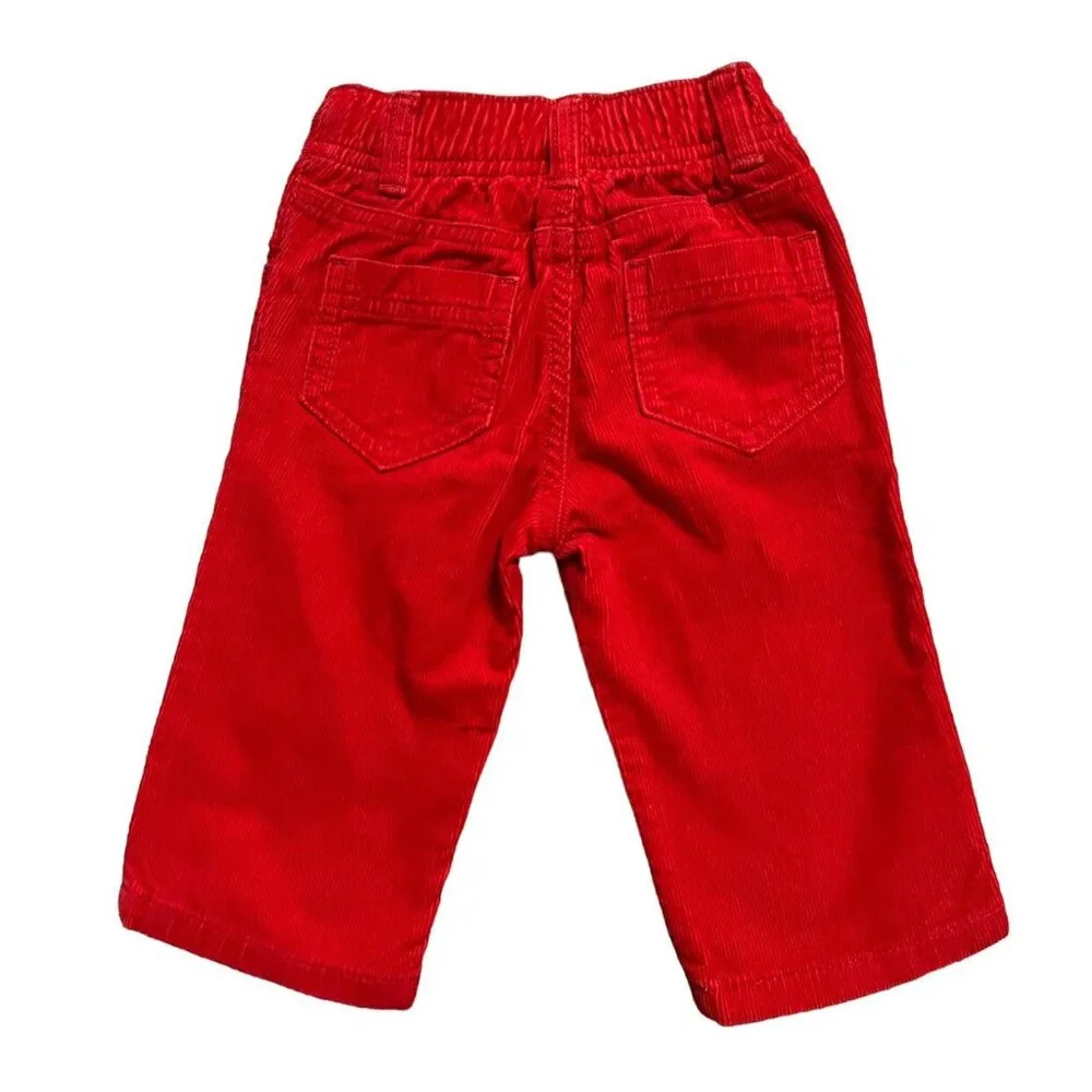Old Navy 3-6m Red Corduroy Pants